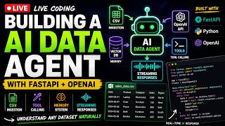 DAY 17 | Building a Real-Time AI Data Agent with FastAPI + OpenAI (Live Coding)