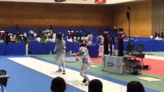 Wakayama Kokutai girl's foil. Vs. Toyama