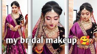 My bridal makeup 🥰#makeupartist #makeuplover #makeulook #makeuptips #youtubvlog