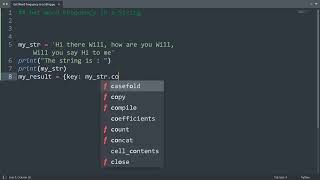 Get word frequency in a string in Python | Python Examples | Python Coding Tutorial | Interview