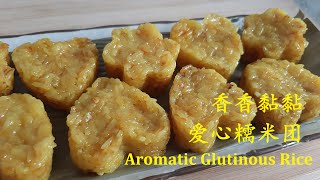 爱心糯米团 Aromatic Glutinous Rice Dim Sum 软糯香 素食点心便当 健康温暖 Lunch Healthy Vegetarian Food Made with Heart