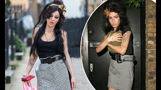 Marisa Abela transforms into Amy Winehouse in tweed skirt as she continues filming Back To Black bio