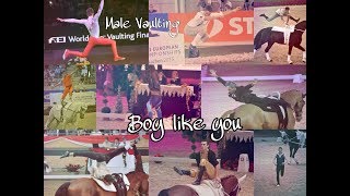 Male Equestrian Vaulting Montage