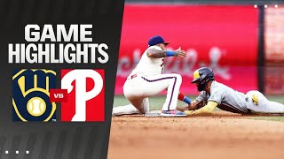 Brewers vs. Phillies Game Highlights (6/5/24) | MLB Highlights
