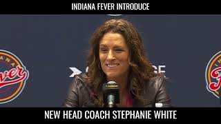 Indiana Fever Introduce New Head Coach Stephanie White #indianafever