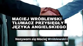 Tłumacz przysięgły Warszawa Centrum - tłumaczę od 2009r.