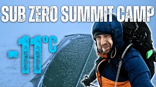 SNOW, ICE & WIND | Sub Zero Solo Wild Camp | My COLDEST Yet