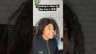 Cheating in Class be like Part 2 #comedy #relatable #skits #shorts #roydubois