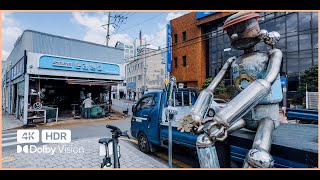 [4K HDR] 예술과 철공소가 공존하는 문래창작촌과 철강골목 걷기 | Walking Tour