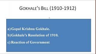 Gopal Krishna gokhale resolution 1910