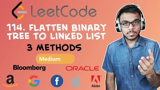 LeetCode - 114. Flatten Binary Tree to Linked List | Day 14 May Challenge