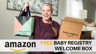 2022 Amazon Baby Welcome Box | Baby Registry Box | Free Baby Stuff Unboxing