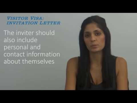 Visitor Visa Invitation Letter Visitor Visa Invitation Letter