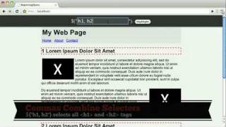 jQuery Video Tutorial - Selectors