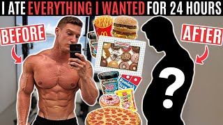 I ate EVERYTHING I WANTED for 24 HOURS and this is what happened...