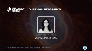 Meridian Diplomacy Forum 2024 - Virtual Remarks from Aarti Holla Maini, United Nations