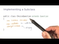A Subclass - Intro to Java Programming