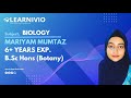 Learnivio | Biology Lect 12th CBSE B1 09-11-2024