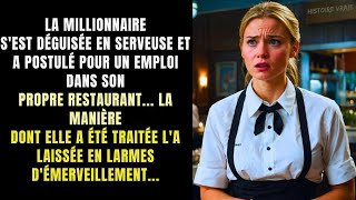 LA MILLIONNAIRE DEVIENT SERVEUSE POUR UNE JOURNÉE !