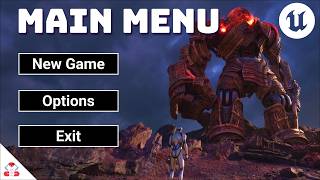 How to make a MAIN MENU in Unreal Engine 5 - Beginner Tutorial