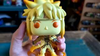 Pop! Minato Namikaze Nine Tail Chakra Mode Funko Shop Exclusive Naruto Shippuden Vinyl Figure Review