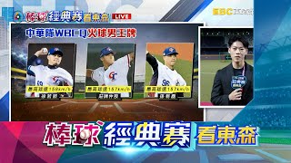 【棒球經典賽看東森】最新》搶WBC最後一張門票！ 新生代王牌「莊陳仲敖」扛先發@newsebc