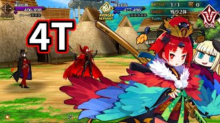 【FGO】紅閻魔 単体宝具4ターン 高難易度「魔天を開けよ」【ぐだぐだ邪馬台国】