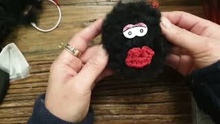 다이소실 1천원으로 만드는 명품 키링 #crochet #knitting #코바늘#키링#인형