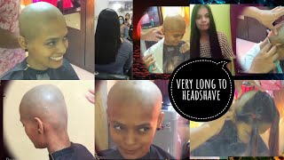 indian girl headshave | girl surprise headshave | i shaved my head | head shave 2024 #headshave