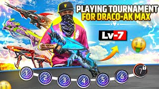 Upgrading Draco AK Max 🤩By Playing Tournament #freefire