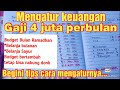 Mengatur keuangan gaji 4 juta |Budget Belanja bulan Ramadhan tetap hemat bisa nabung