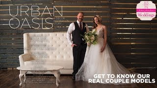 Sacramento Wedding Inspiration: Urban Oasis {Get To Know} from Real Weddings Magazine
