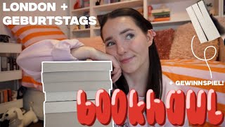 london- und geburtstags-haul \u0026 gewinnspiel! | so viele tolle neue bücher 🤩🥹💕