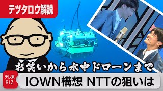 お笑いから水中ドローンまで！IOWN構想でNTTが狙うものは？【テツタロウ解説】（2023年3月20日）