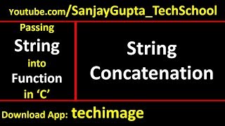 String concatenation by passing string into function in c programming | by Sanjay Gupta