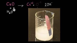 Metal and non-metal oxides, reacting with acids and bases | Chemistry | Khan Academy