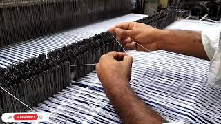 Simple KNOTING while WEAVING😳😳PROCESS OF WEAVING😃😃