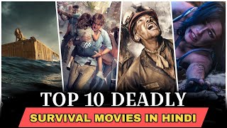 Top 10 Best Survival Movies in Hindi | Survival Movies 2024 | Netflix & Amazon prime |