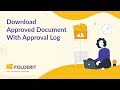 Download Document with Approval Workflow Summary