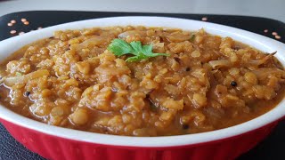 Masoor Dal Kanda Recipe in Marathi | मसूर डाळीचा चमचमीत डाळ कांदा | Maharashtrian Recipe | Dal Kanda