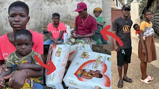 STREET FATHER🎉GUNSHOT VISIT ZALIAH🔥AND BOUGHT HER BABY PAMPERS & PAY FOR HER SCHOOL…