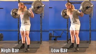 High Bar Squat / Low Bar Squat : It Doesn't Really Matter