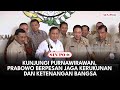 Kunjungi Purnawirawan, Prabowo Berpesan Jaga Kerukunan Dan Ketenangan Bangsa