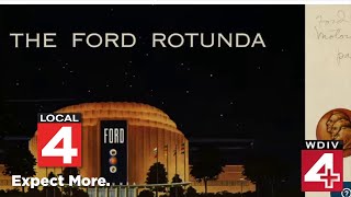 When the iconic Ford Rotunda burned down