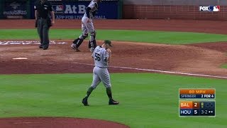 BAL@HOU: O'Day fans Springer to K the side