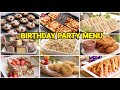 Birthday Party & Hi Tea Special Menu by (YES I CAN COOK)