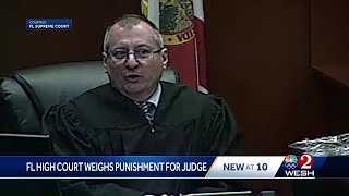 Florida Supreme Court to weigh punishment for Seminole county judge