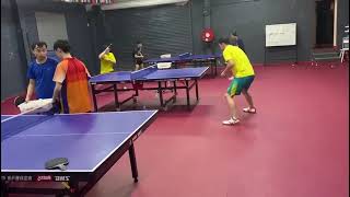 Chris Yan and XuQi Lin train at RTTC before the 2021 Tokyo Olympics Trials