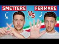 VERBI ITALIANI: Smettere VS Fermare Sub ITA) | Imparare l’Italiano