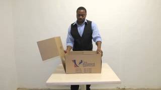 How to fold a Standard Archive Box